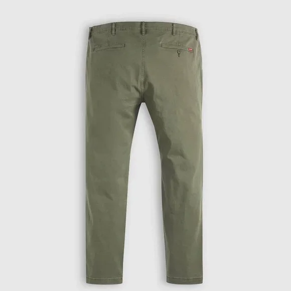 Levi s Men s Xx Standard Tapered Chino Pants Green Olive Stretch Twill 50x30 Big - Picture 6 of 16